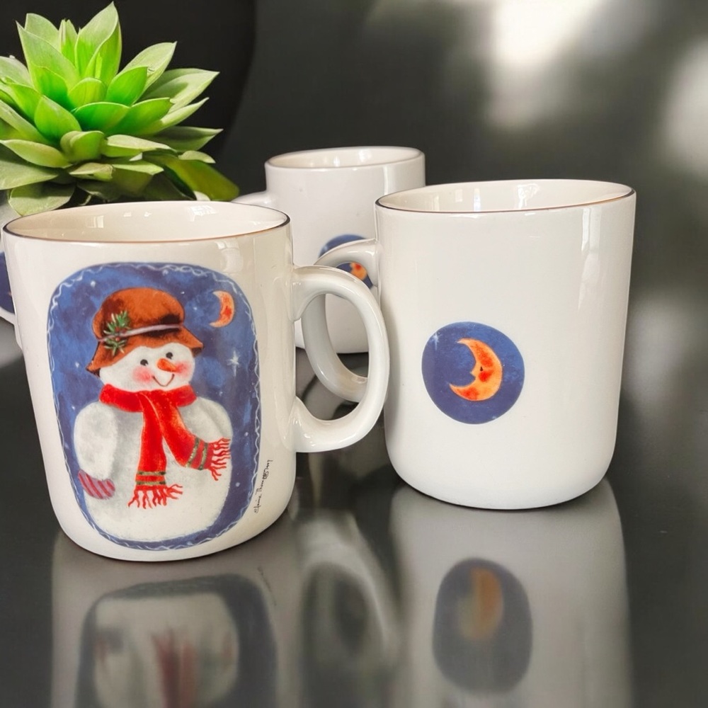 Festive Snowman Mugs Set - Picture 6 of 6
